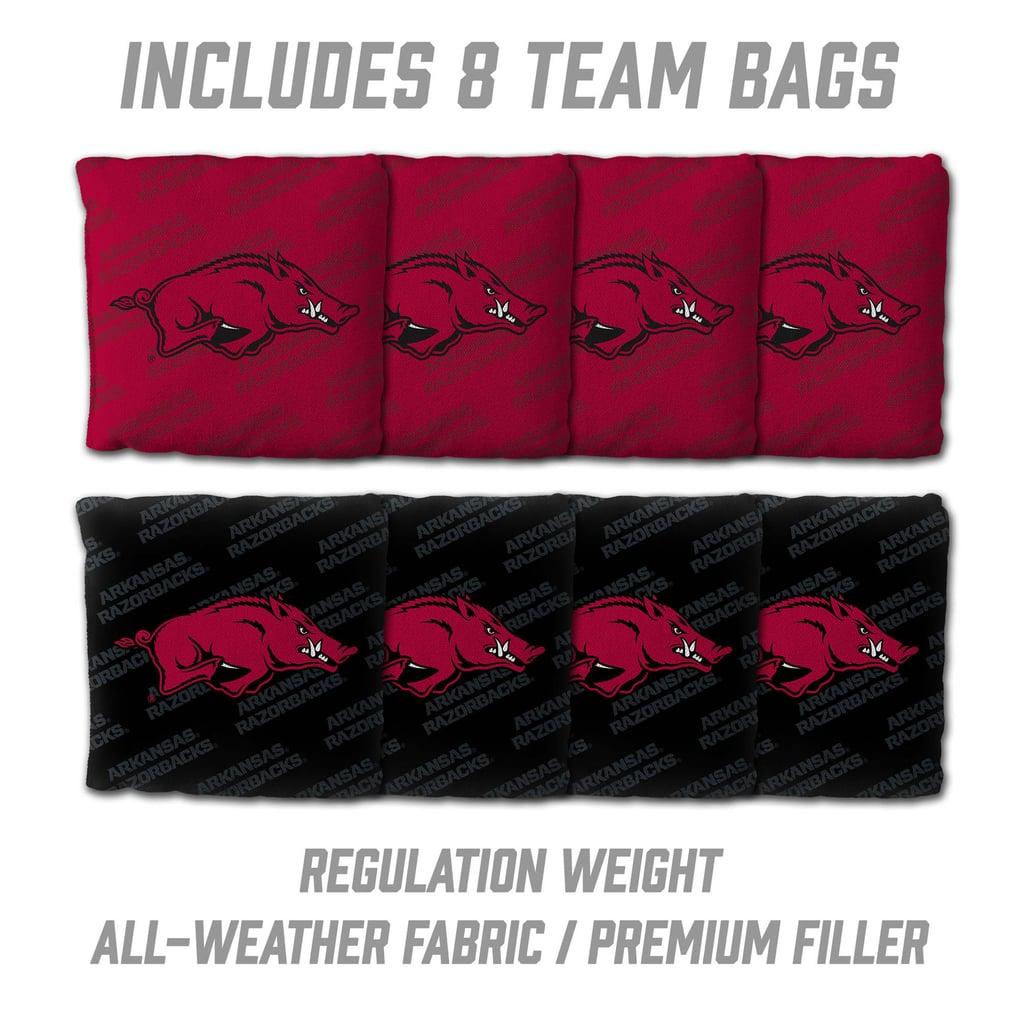 IDNA Arkansas Razorbacks 2' x 4' Slogan Series Cornhole Game with Bags