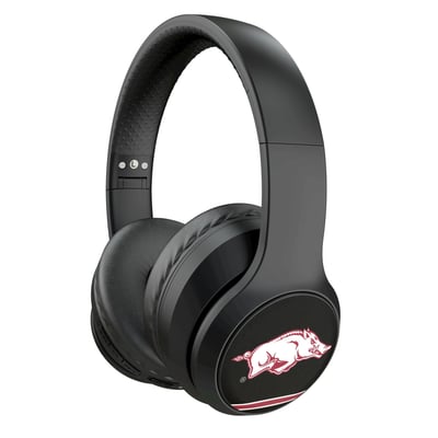 Arkansas Razorbacks Keyscaper Stripe Wireless Bluetooth Headphones With Case