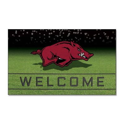 Arkansas Razorbacks Logo Brands 18" x 30" Crumb Rubber Door Mat