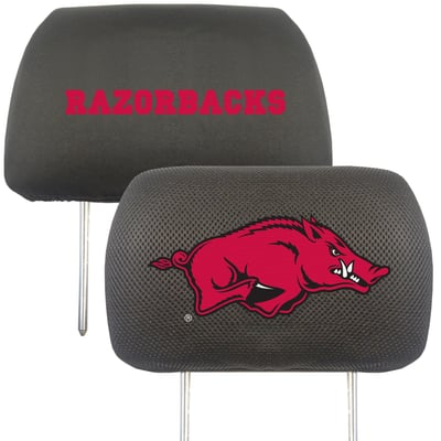 Arkansas Razorbacks Logo Brands Car Head Rest Cover
