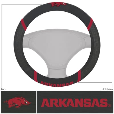 Arkansas Razorbacks Logo Brands Steering Wheel Cover