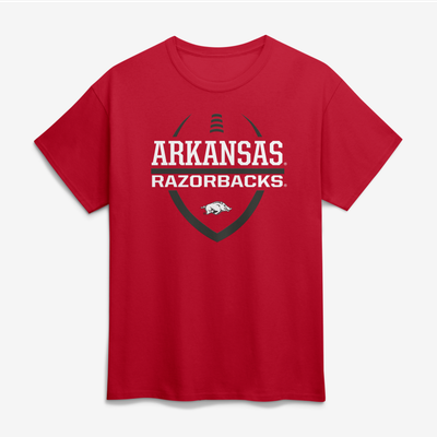  Arkansas Razorbacks Football Fan T-Shirt - Cardinal
