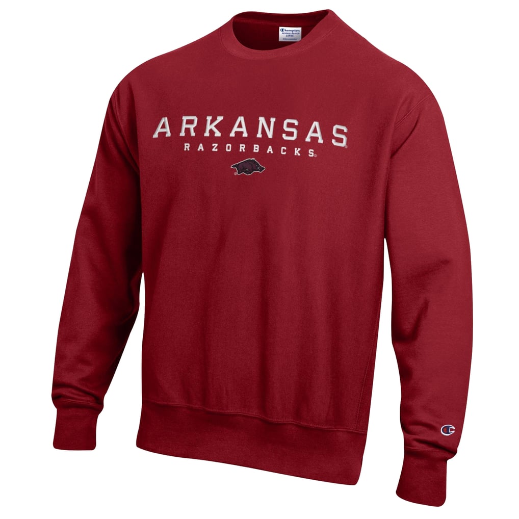  Arkansas Razorbacks Champion Relentless Reverse Weave Sweatshirt - Cardinal