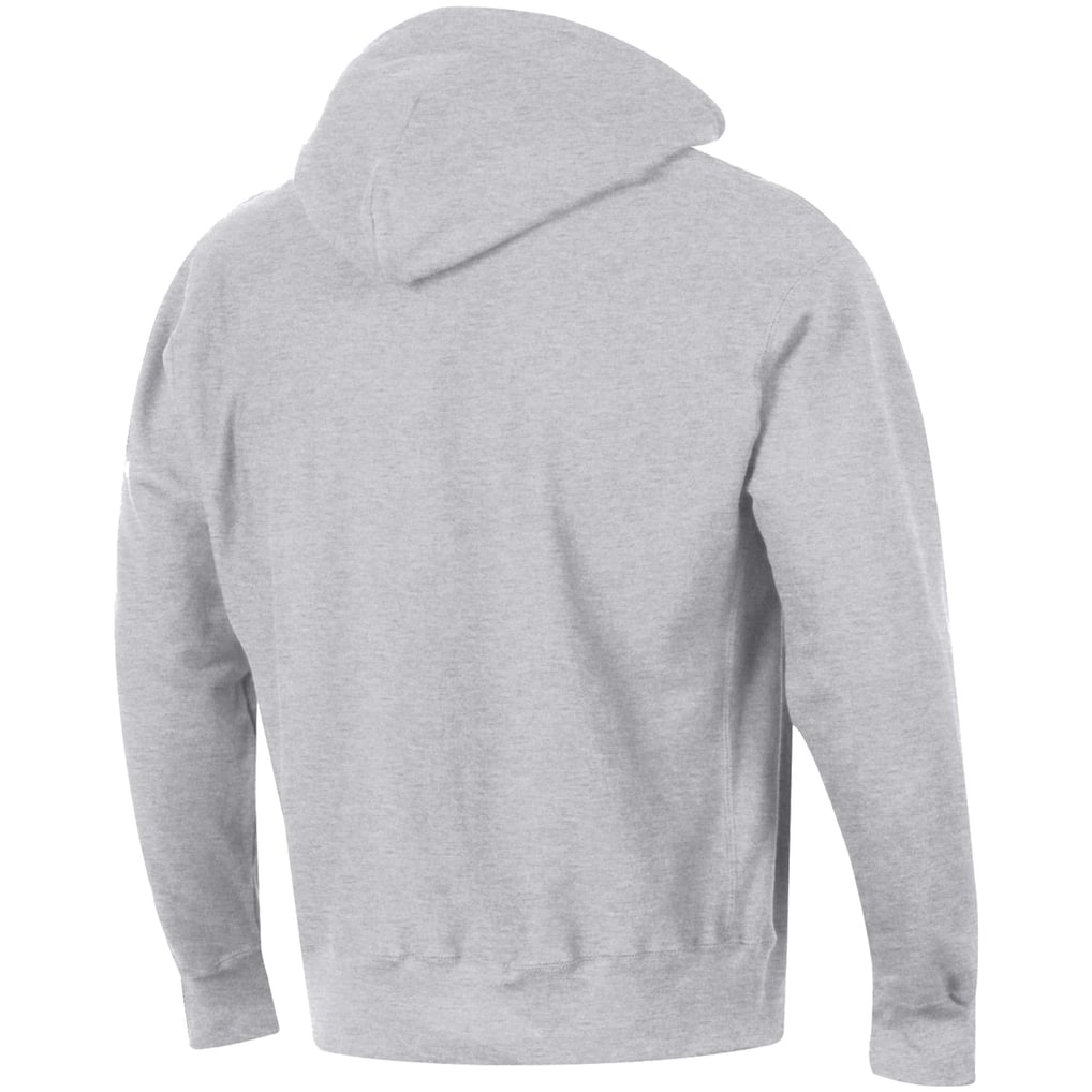 Arkansas Razorbacks Champion Team Arch Reverse Weave Relaxed Fit Pullover Hoodie - Heather Gray