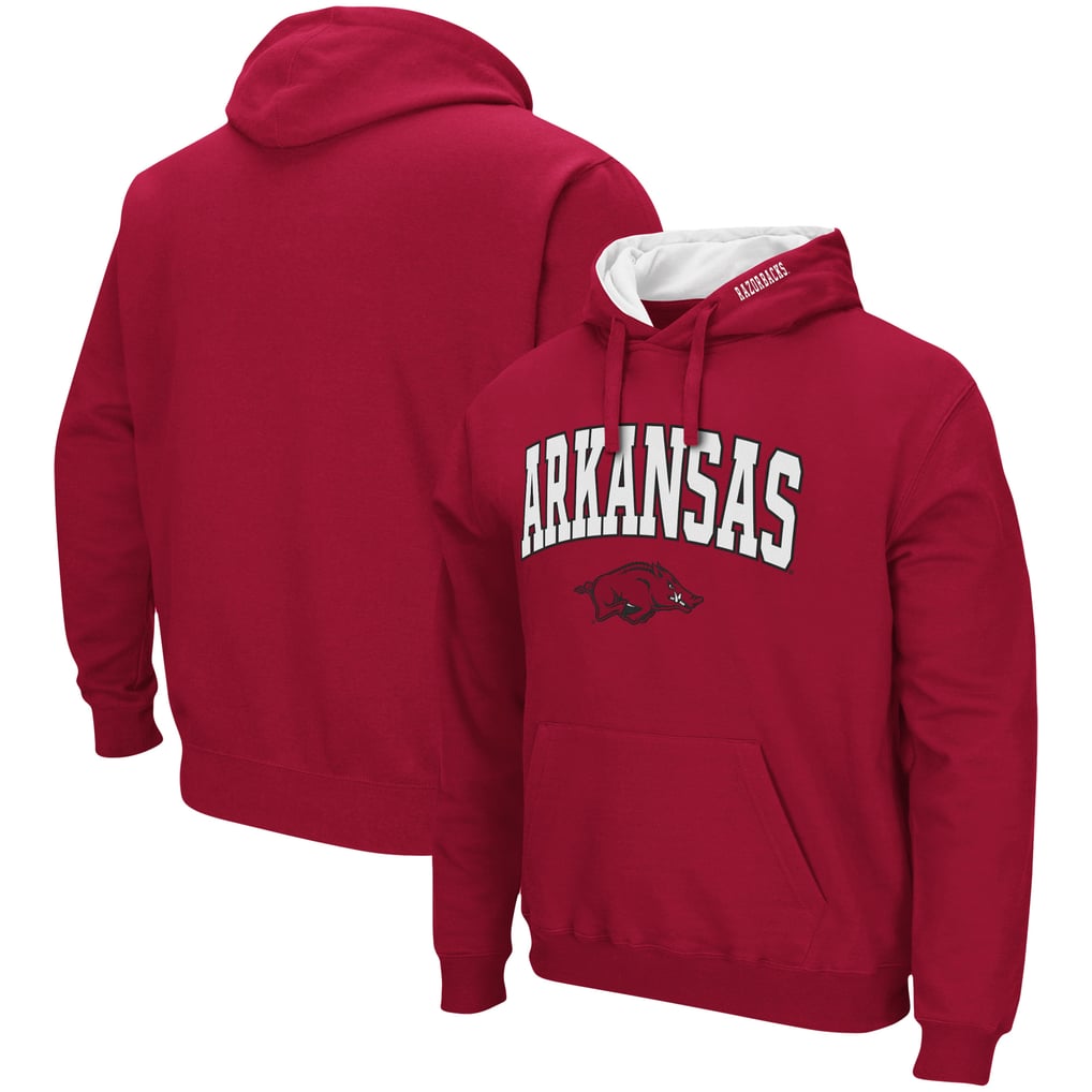 Arkansas Razorbacks Colosseum Arch & Logo 3.0 Pullover Hoodie - Cardinal