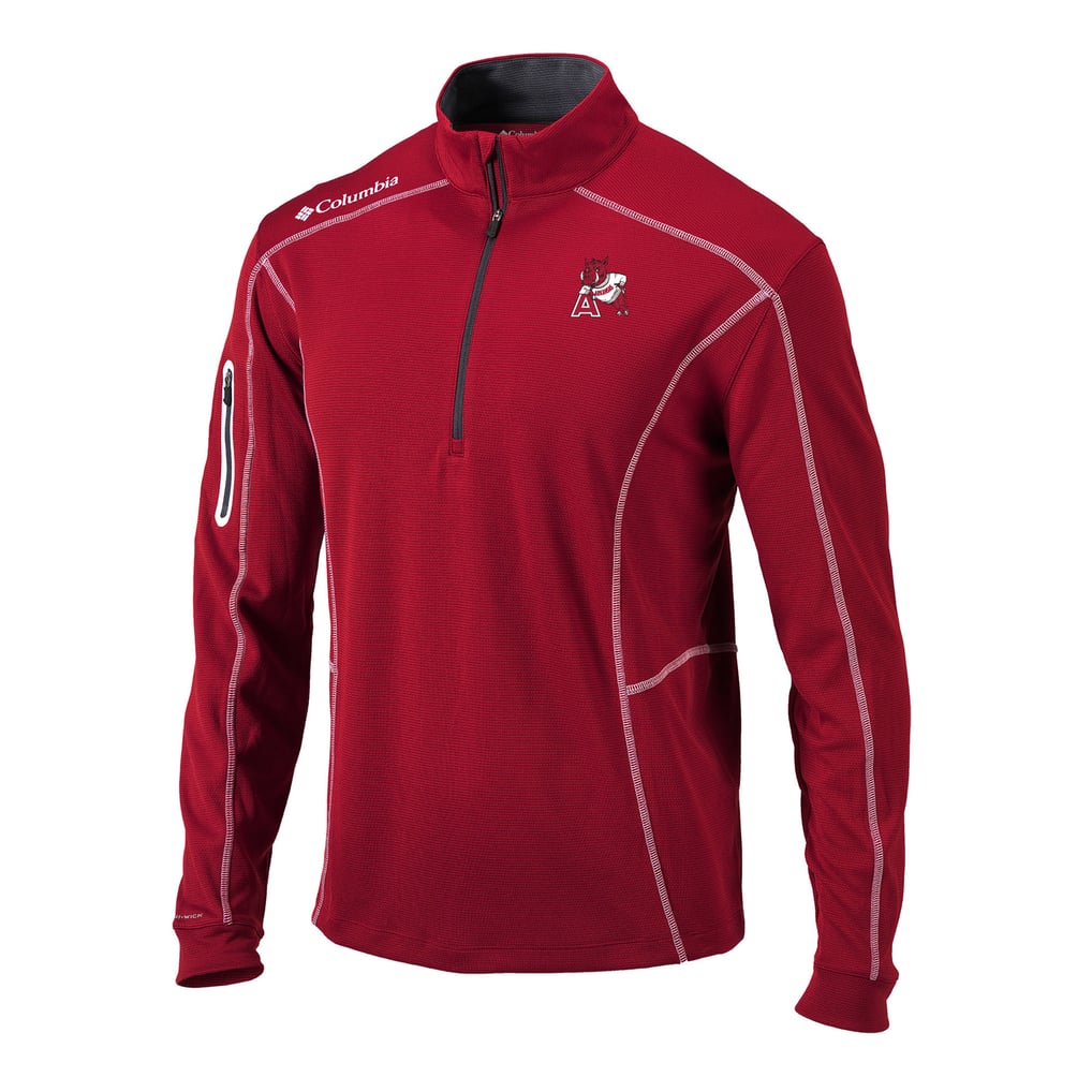 Arkansas Razorbacks Columbia Vault Omni-Wick Shotgun Quarter-Zip Pullover - Cardinal
