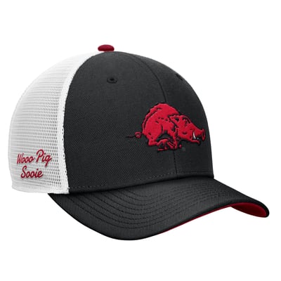 Arkansas Razorbacks Nike Legacy Mascot Adjustable Trucker Hat - Black