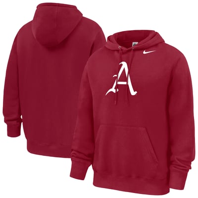 Arkansas Razorbacks Nike Club Fleece Hoodie - Cardinal