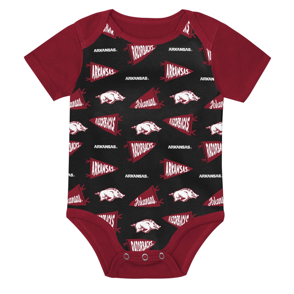  Arkansas Razorbacks Outerstuff Newborn Star Player Three-Piece Bodysuit Set - Cardinal