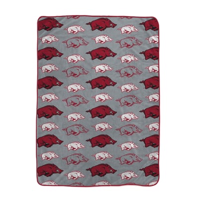 Arkansas Razorbacks Pegasus Logo Roll Oversized 66" x 95" Ultra Cozy Blanket