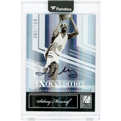Sidney Moncrief Arkansas Razorbacks Autographed 2007 Donruss/Playoff Donruss Elite Extra Edition #86 #60/169 Card