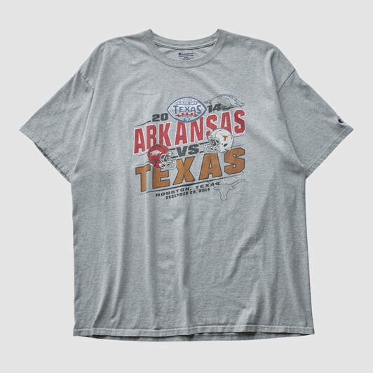 Texas Bowl Champion 2014 T-shirt - Heather Gray - XL by Fanatics Real Vintage