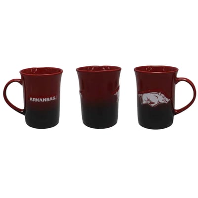 Arkansas Razorbacks The Memory Company Two-Pack 15oz. Ceramic Ombre Mug Set