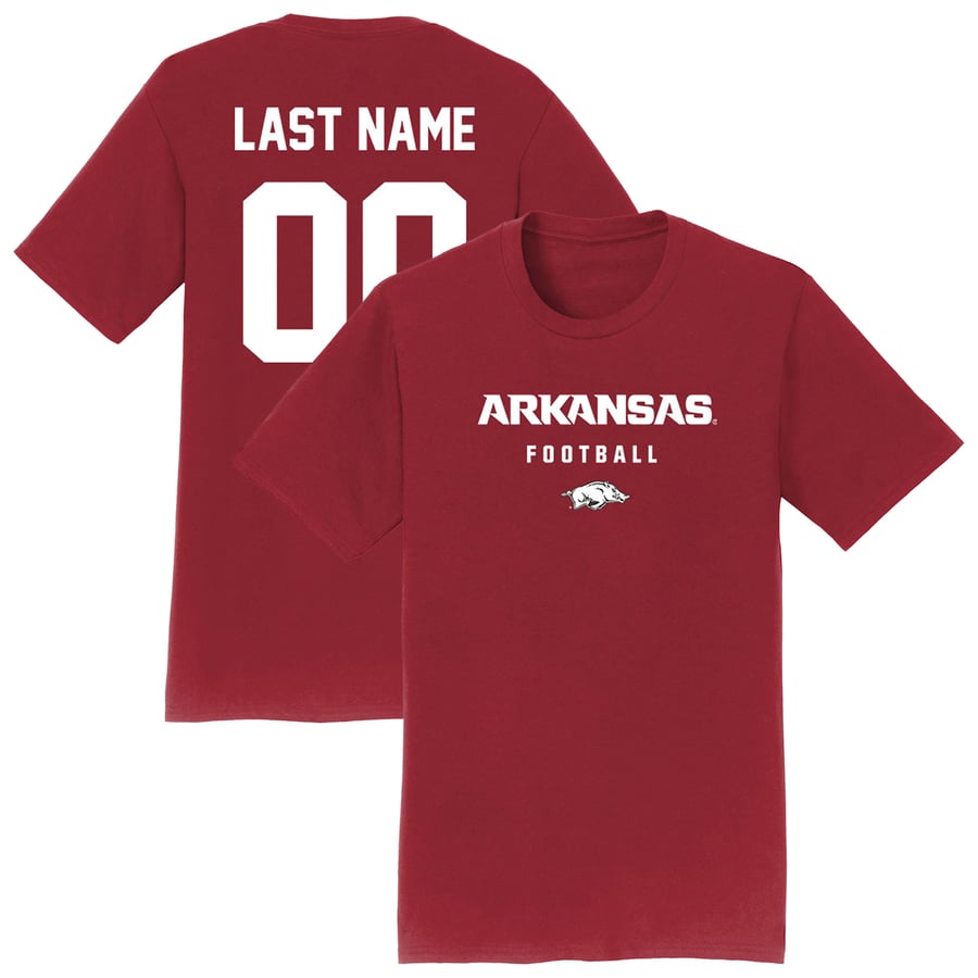 Arkansas Razorbacks Athlete's Thread Unisex NIL Pick-A-Player Football ...