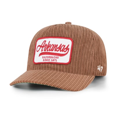 Arkansas Razorbacks '47 Unisex Corduroy Patch Hitch Adjustable Hat - Brown