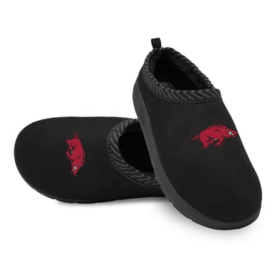 Arkansas Razorbacks ISlide Unisex Primary Logo Mission Slippers - Black
