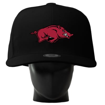Arkansas Razorbacks Noggin Boss Unisex Big Hat - Black