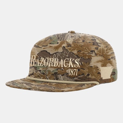 Arkansas Razorbacks Uscape Apparel Unisex Traditional Trail Golfer Adjustable Hat - Camo
