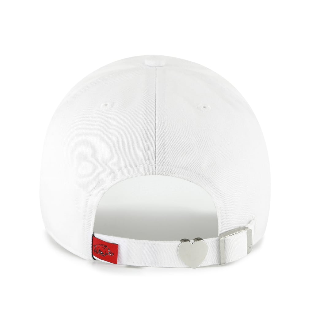 Arkansas Razorbacks '47 Women's Trendy Script Clean Up Adjustable Hat - White