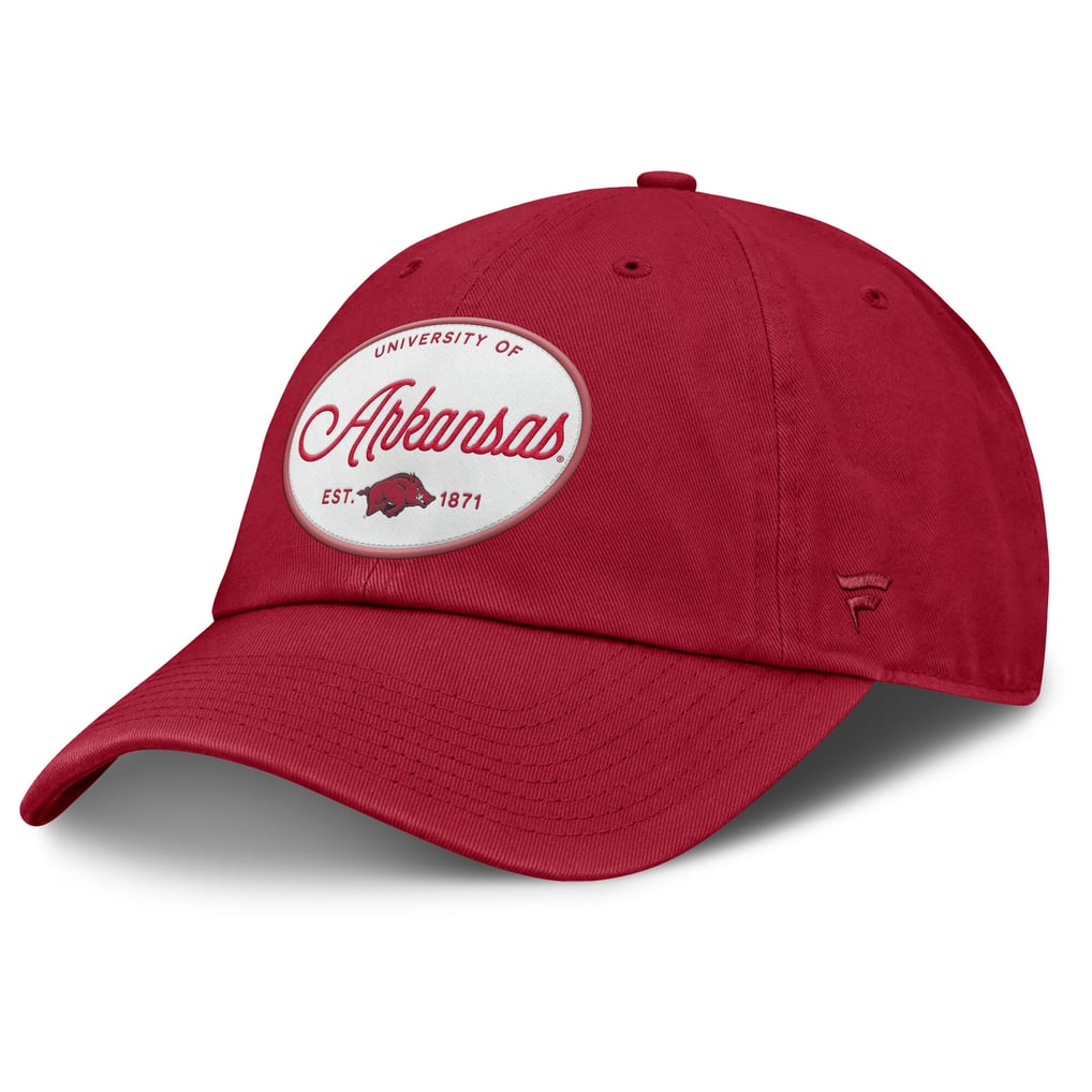 NEW SOCIAL STATEMENT unisex - arkansas embroidered hat in red ArkansasRazorbacksRedWashedTwi  main image 4