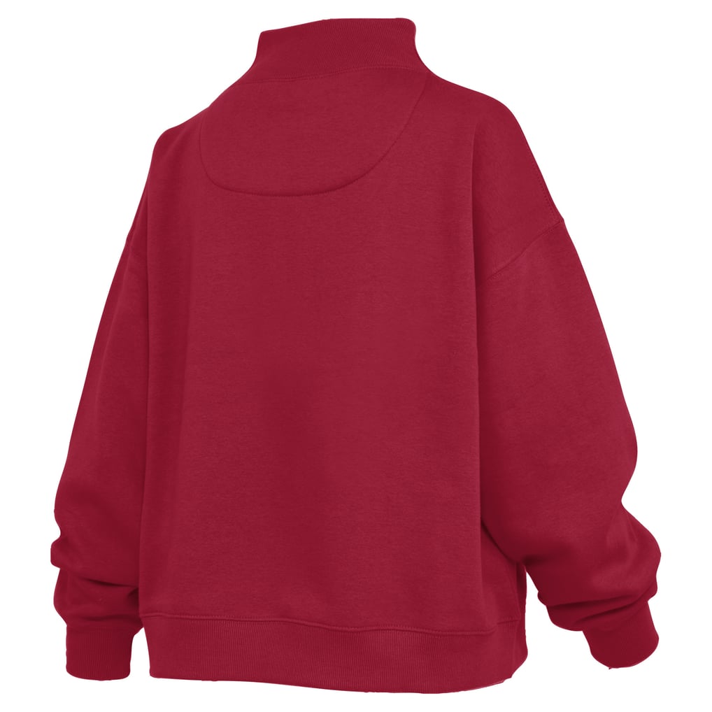 Pressbox Arkansas Razorbacks Women's Cardinal Oversized Slogan Fleece ...