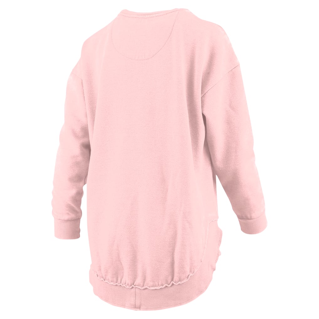 Arkansas Razorbacks Pressbox Women's Poncho Fleece Pullover Sweatshirt - Light Pink