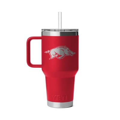 Arkansas Razorbacks YETI 35oz. Rambler 2.0 Straw Mug
