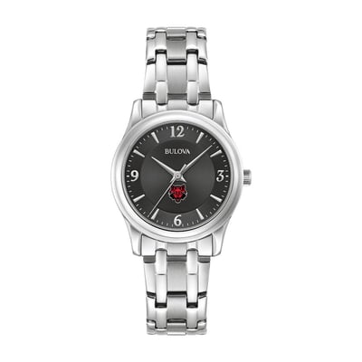 Arkansas State Red Wolves Bulova Women's Stainless Steel Corporate Collection Watch - Black