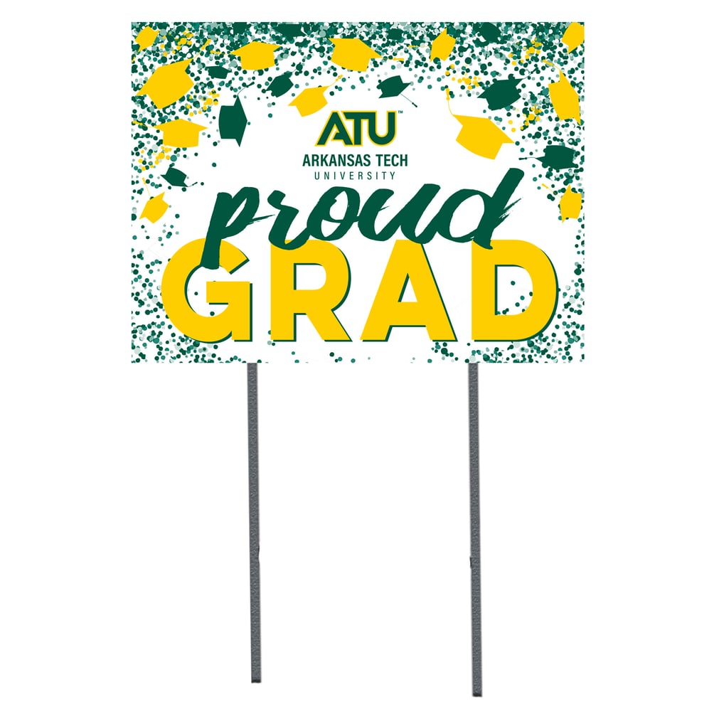  Arkansas Tech  18" x 24" Proud Grad Yard Sign