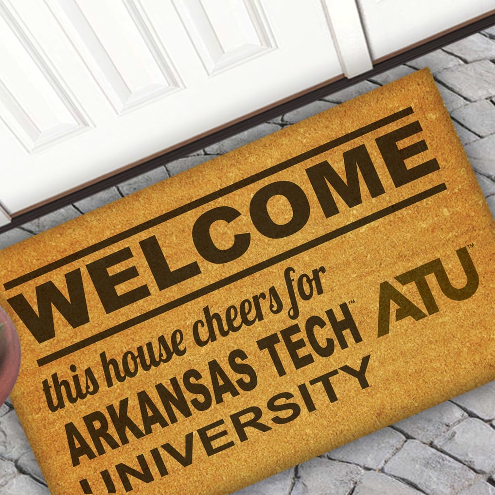 Arkansas Tech 18" x 30" Welcome Doormat