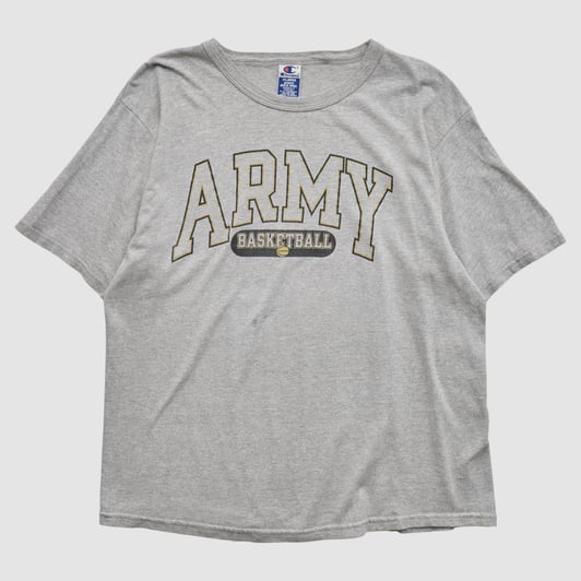 Army Black Knights Champion 90s T-shirt - Heather Gray - 2XL by Fanatics Real Vintage