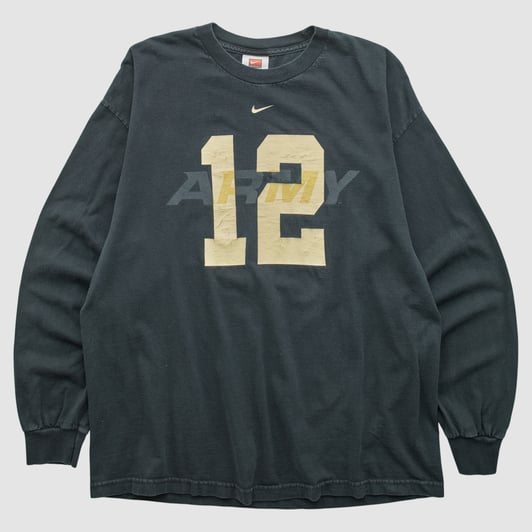 Army Black Knights Nike 2000s Long Sleeve T-shirt - Black - XL by Fanatics Real Vintage