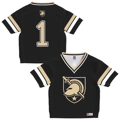 Army Black Knights GameDay Greats Infant Lightweight Collegiate Football Fashion Jersey - Black