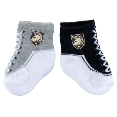 Army Black Knights ZooZatz Infant Shoe Two-Pack Socks