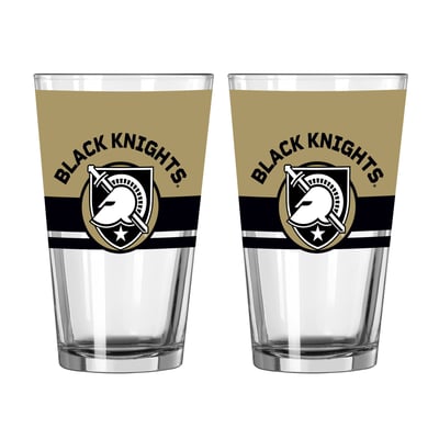 Army Black Knights Logo Brands Two-Piece 16oz. Horizon Pint Glass Set