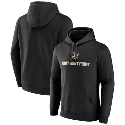 Army Black Knights Lockup Team Pullover Hoodie - Black