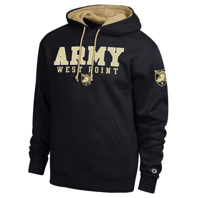 Army Black Knights Champion Contrast Hoodie - Black