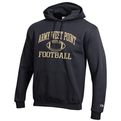 Army Black Knights Champion Football Icon Hoodie - Black