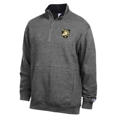  Army Black Knights Champion Fleece Quarter-Zip Pullover - Charcoal