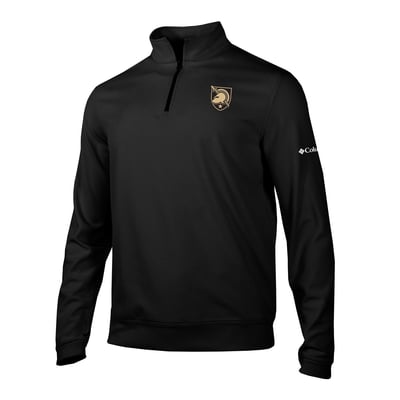  Army Black Knights Columbia Grainline Quarter-Zip Pullover - Black