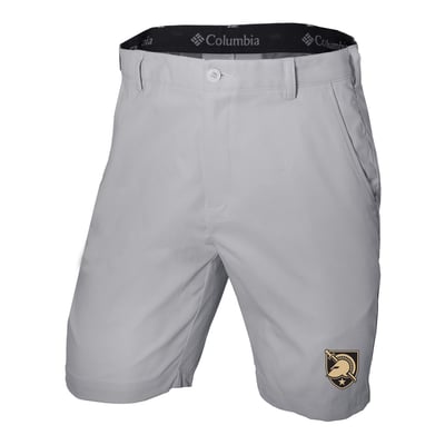  Army Black Knights Columbia Omni-Wick Lie Angle Shorts - Gray