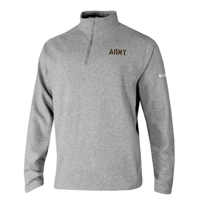  Army Black Knights Columbia Swingcraft Quarter-Zip Pullover - Gray