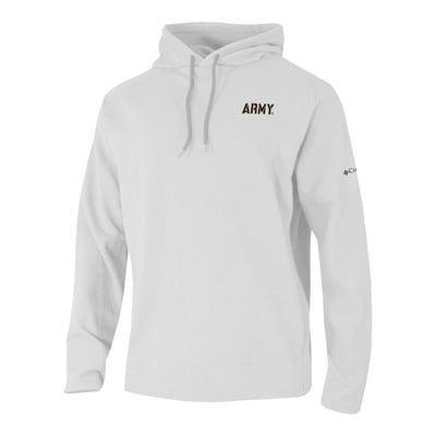  Army Black Knights Columbia Swingcraft Fleece Hoodie - White