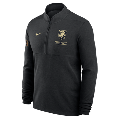 Army Black Knights Nike 2026 Military Appreciation Raglan Dri-FIT Half-Zip Pullover - Black