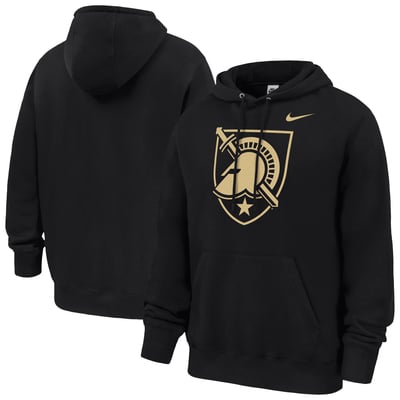 Army Black Knights Nike Club Fleece Hoodie - Black