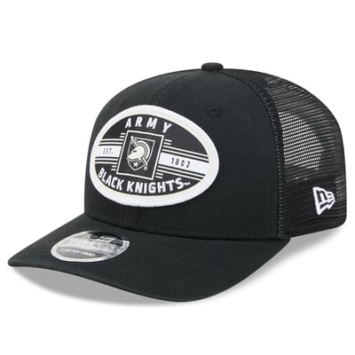  Army Black Knights New Era Unisex Inline Patch 9SEVENTY Trucker Adjustable Hat - Black