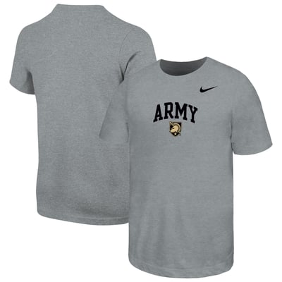  Army Black Knights Nike Youth Arched Name Drop T-Shirt - Gray