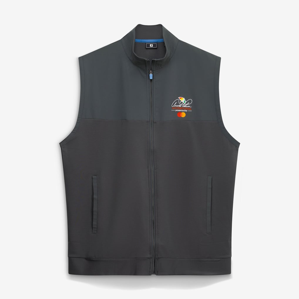 FootJoy Arnold Palmer Invitational Charcoal Full-Zip Vest