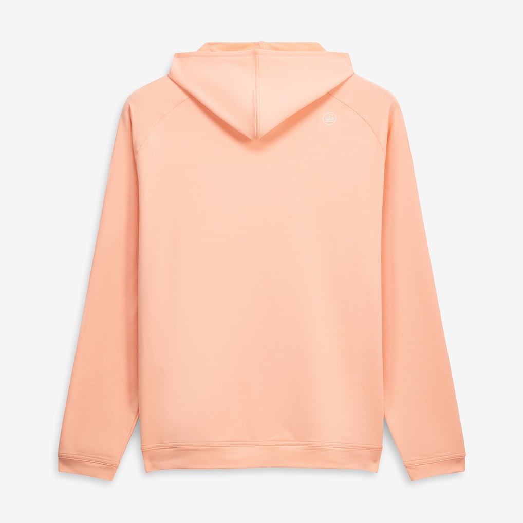Arnold Palmer Invitational Peter Millar Pine Performance Raglan Hoodie - Orange