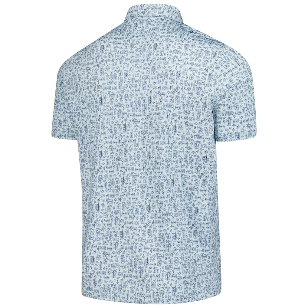 Arnold Palmer Puma MATTR Sketch Polo - Light Blue